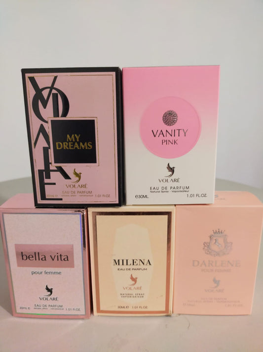 Lot de 5 parfums 30 ml